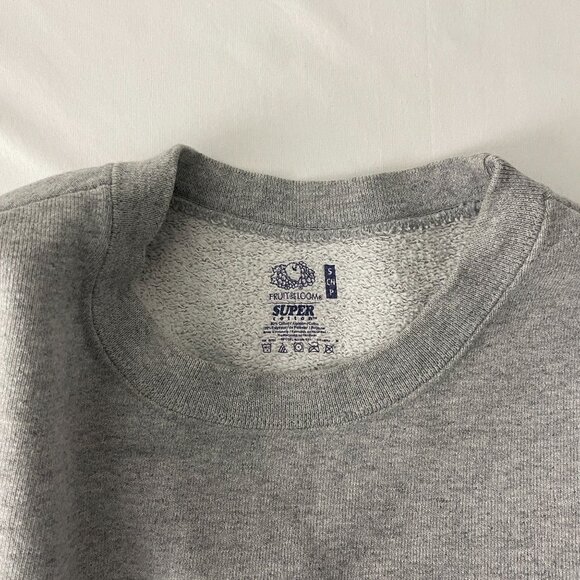 Fruit & Loom Men's Atlantic City New Jersey USA Pullover Sweatshirt Gray Size S - Picture 3 of 6